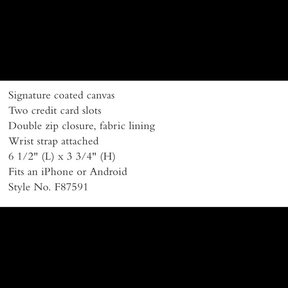 NWT Double zip wallet in Signature canvas IM/Light Khaki/Chalk - Picture 3 of 8